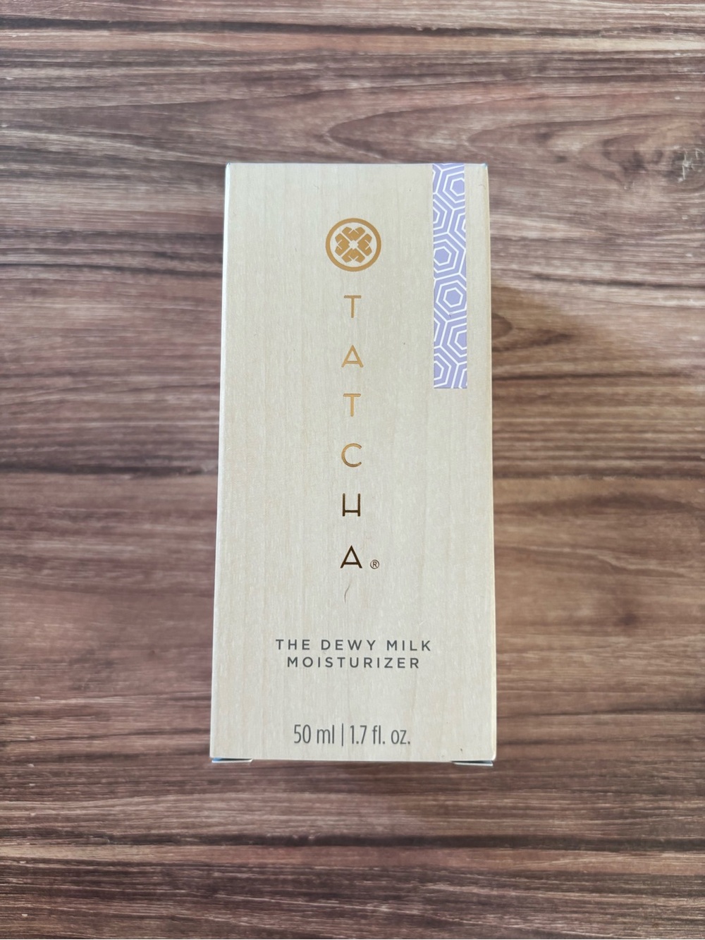 BNIB by Tatcha The Dewy Milk Moisturizer - Beige with Purple Accent